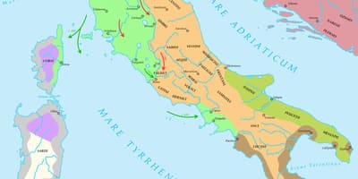 Mapa starożytnej Italii