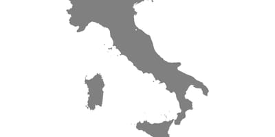Mapa Włoch wektor